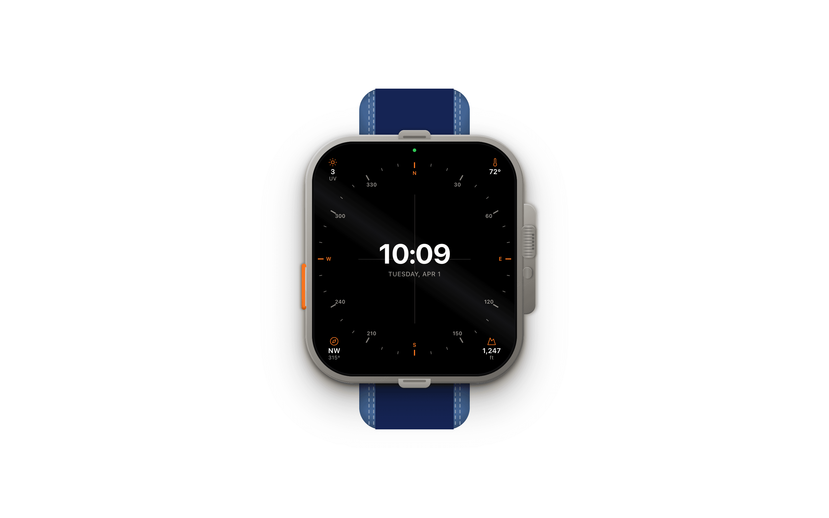 Apple Watch Ultra component preview