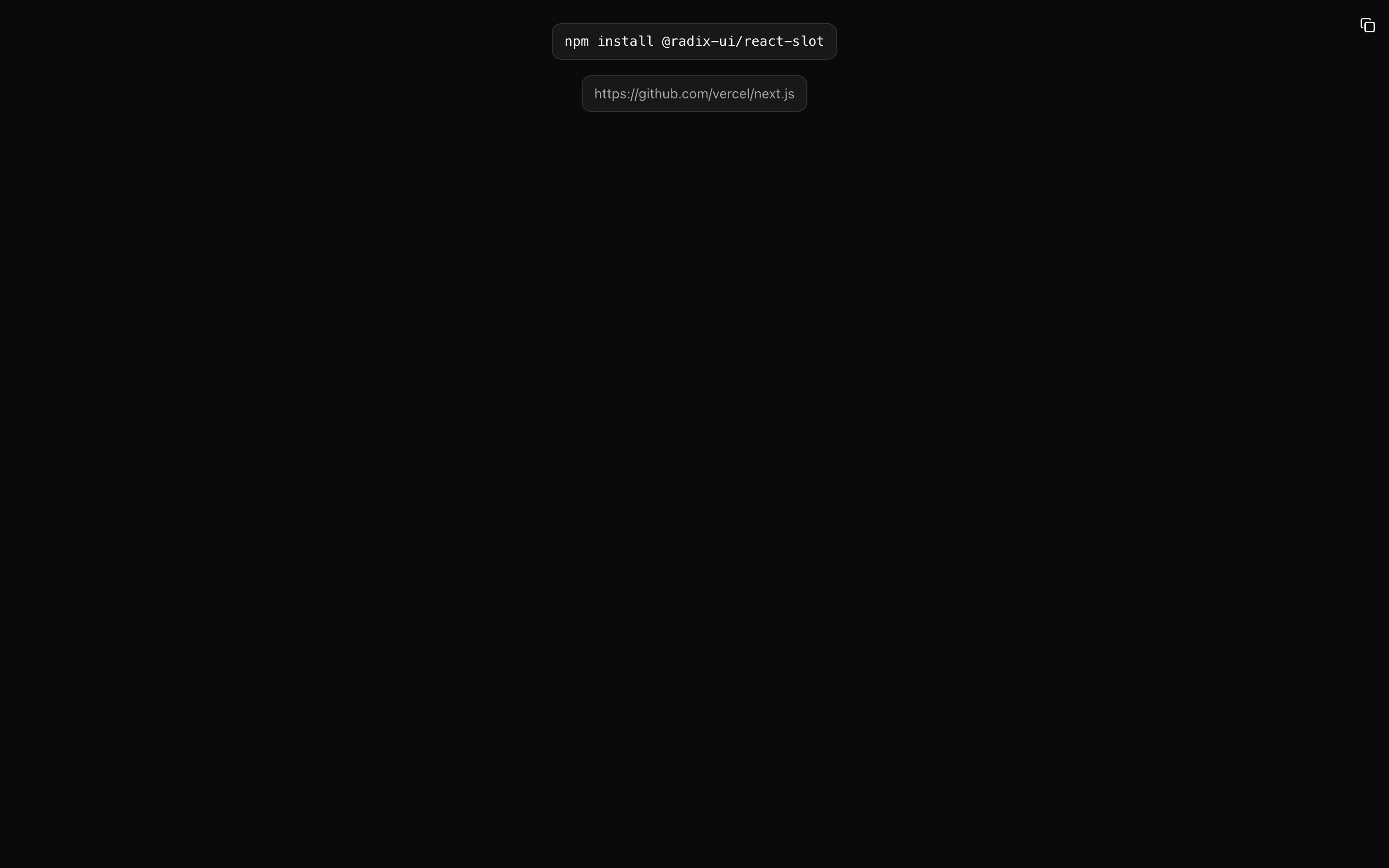 Copy Button component preview