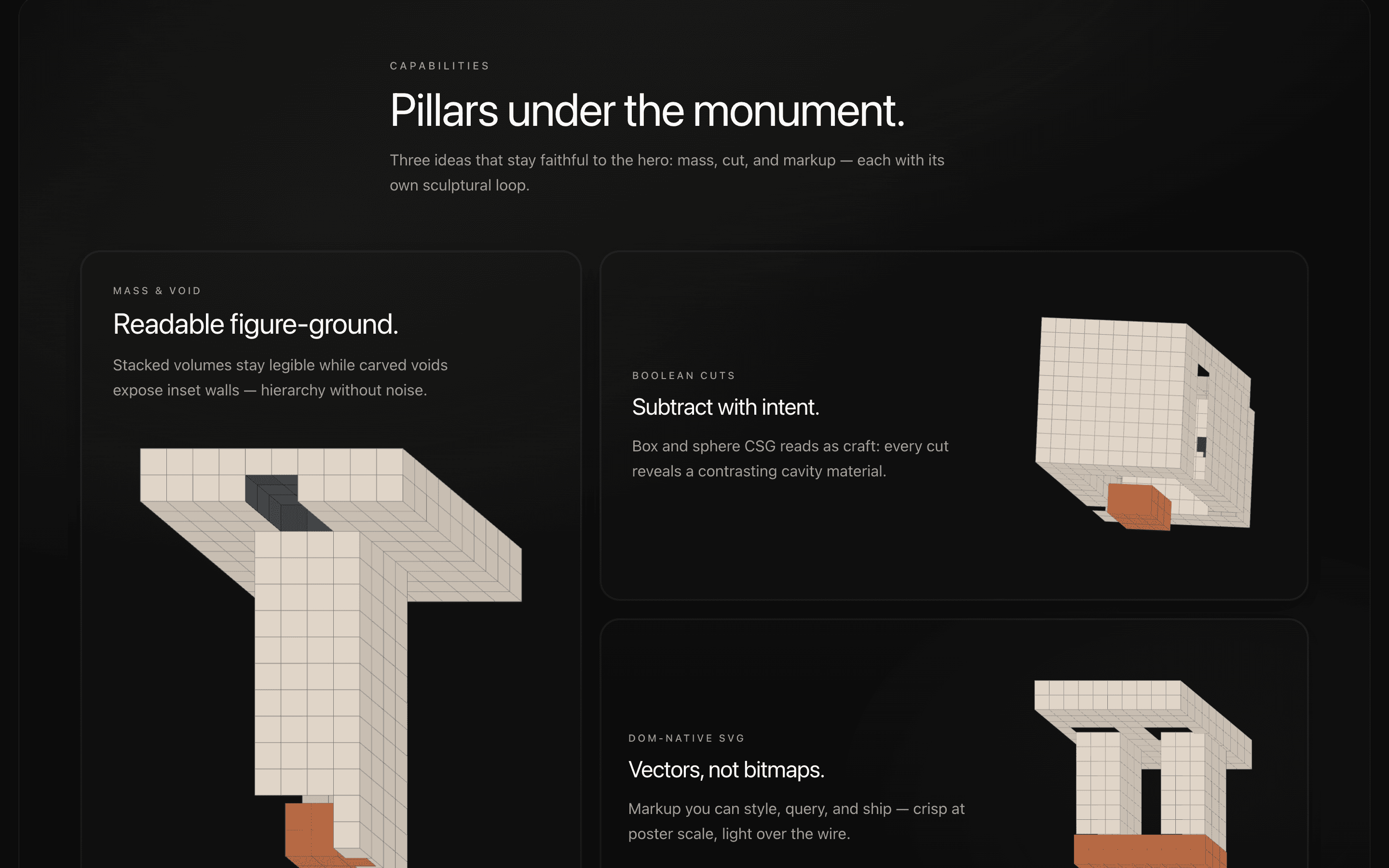 Marketing Features — Heerich section preview