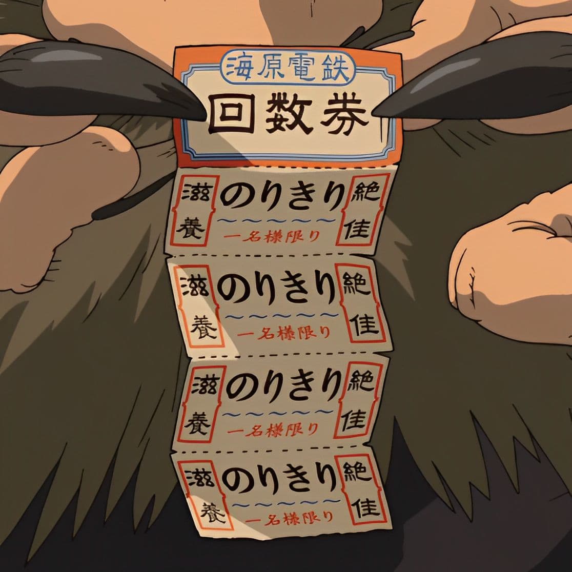 Studio Ghibli-style still 2, dithered