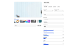 Fluted Glass component preview