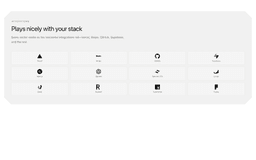 Marketing Integrations Hex section preview