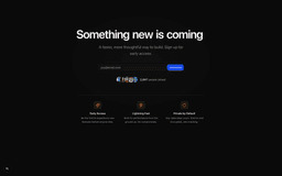 Marketing Waitlist Minimal section preview